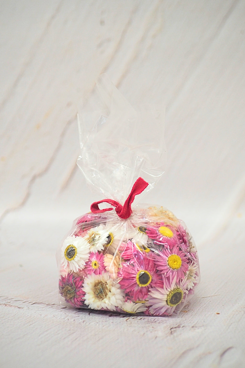 Sac créatif - Fleurs variées roses
